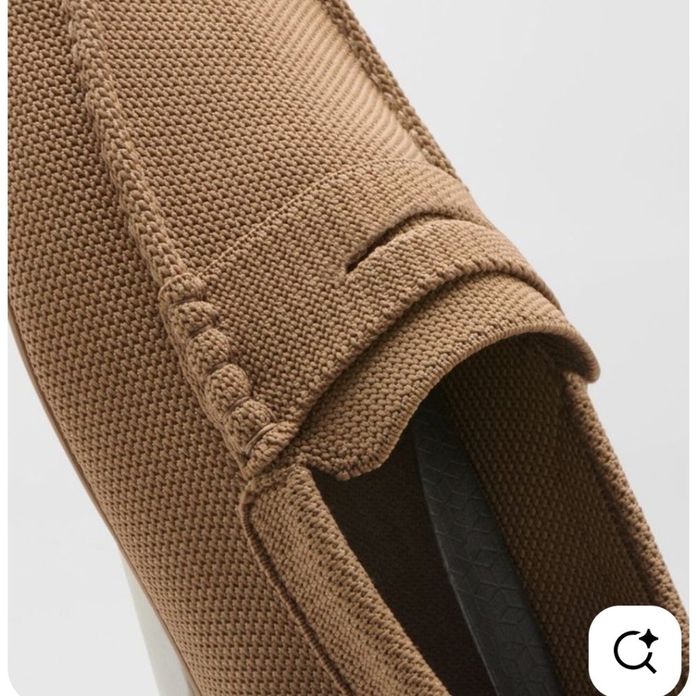 Peter Millar Tan Knit Slip-On Loafers